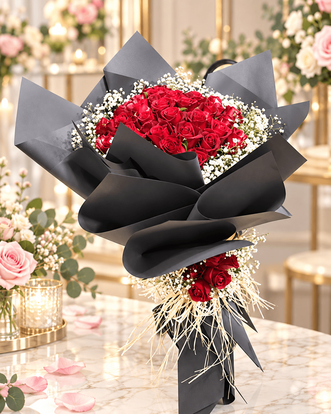 41 Kırmızı Gül – VIP Tasarım